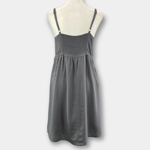 NEW Old Navy Spaghetti Strap Mini Dress Grey Size Small - Picture 5 of 7